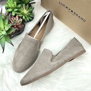 Lucky Brand | Charsa 2 Grey Suede Loafer Flats